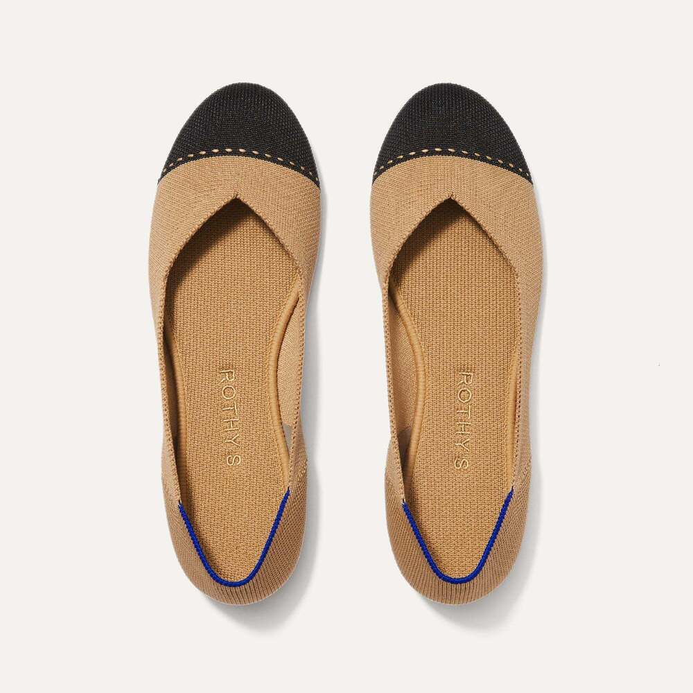 Rothy's The Flat - Camel Captoe Size 12.5